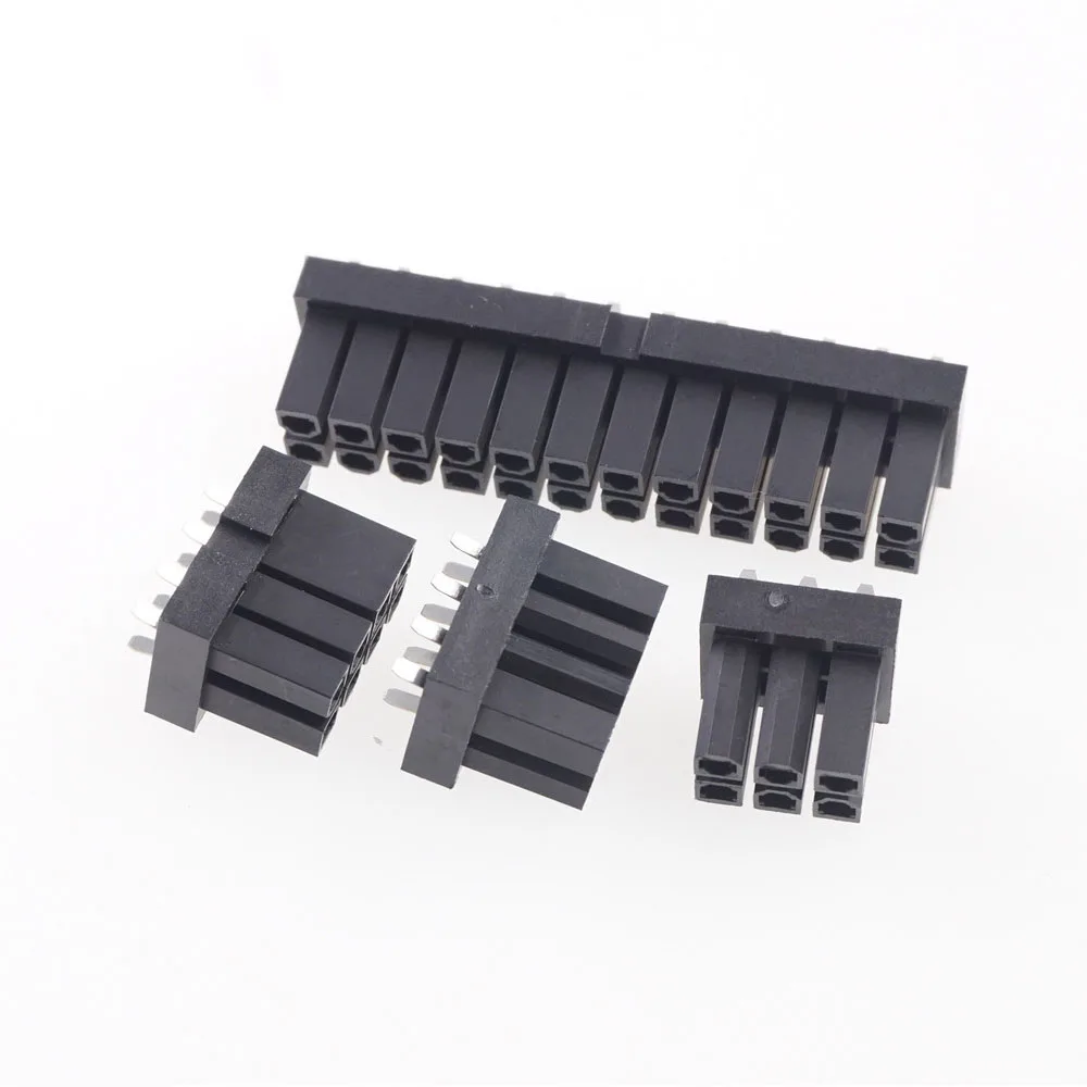 

20 Pcs 4.2 MM 4 6 8 24 PIN PCB Socket Female Header PCEI PCI-E GPU CPU EPS ATX PSC Board Solder Through Hole Power Connector