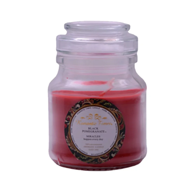 

Romantic Essential Oil Candles Smoke-Free Soy Wax Decorative Scented Candles With Glass Cup Dinner Kaarsen Bougies Home Decor