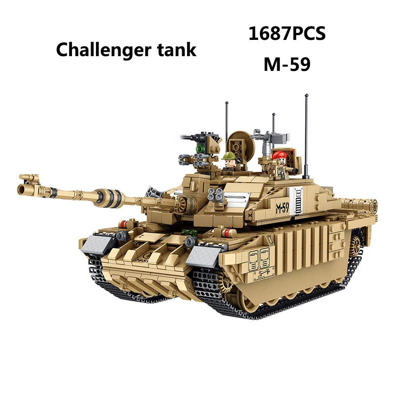 

Free Shopping Technic City 1730Pcs US Military Sherman M4A1 Tank Building Blocks Police WW2 Soldier Weapon Army Bricks Kid Toy