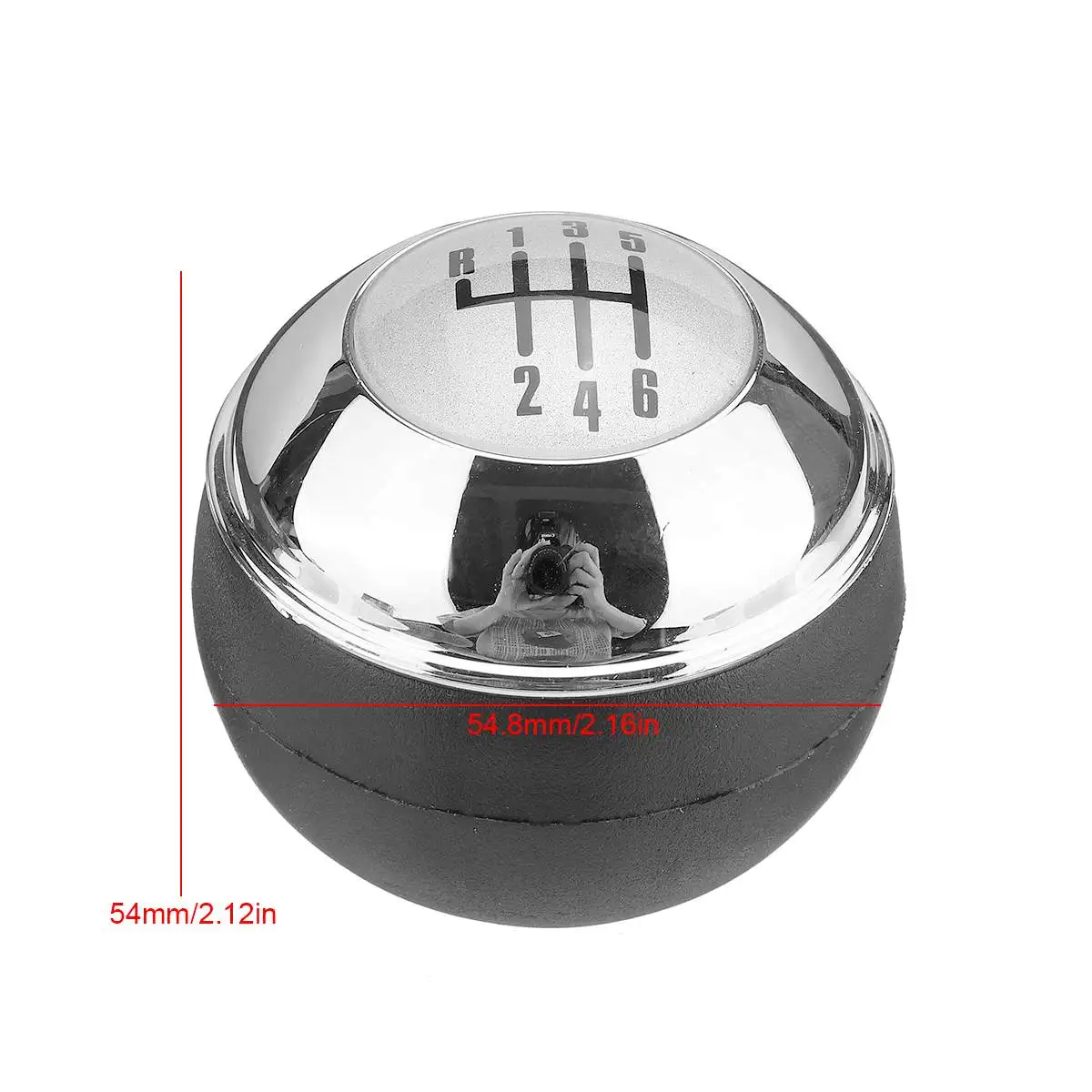 Хромированная ручка переключения передач 6 скоростей рычаг ручной шар для Mini R50 One