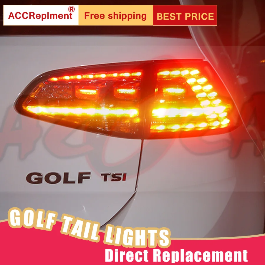Новый светодиодный фонарь светильник s в сборе для VW Golf 7 2014-2018 задний стоп-сигнал