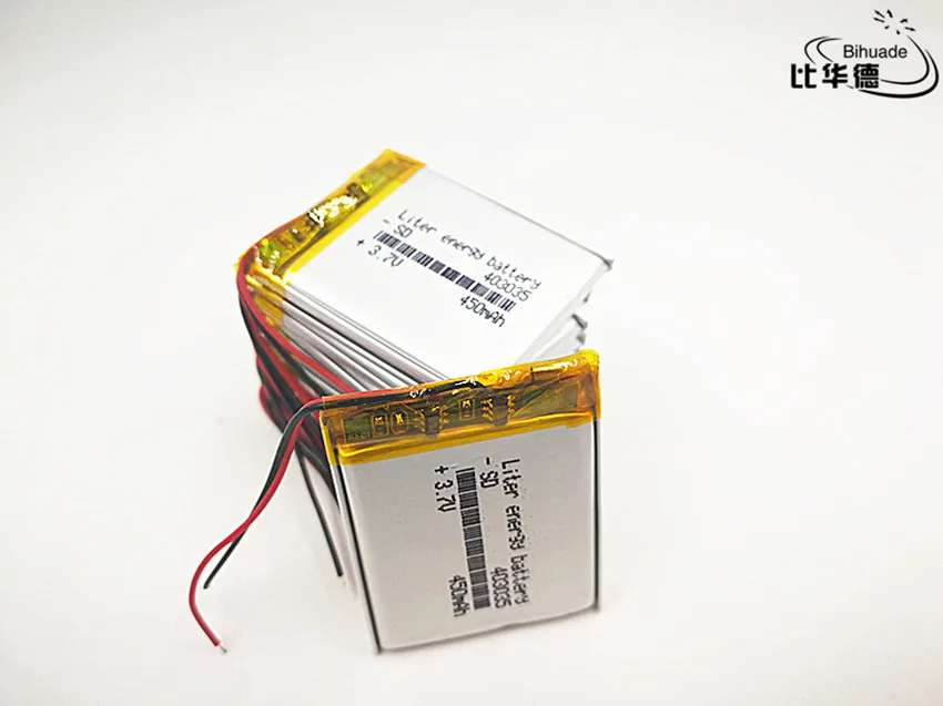 1pcs [SD] 3.7V 450mAH [403035] Polymer lithium ion / Li-ion battery for TOY POWER BANK GPS mp3 mp4 cell phone speaker - купить по