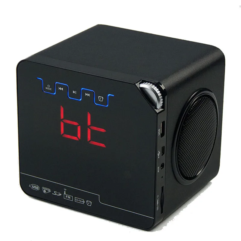 Пульт дистанционного управления телефоном Управление Деревянный Будильник