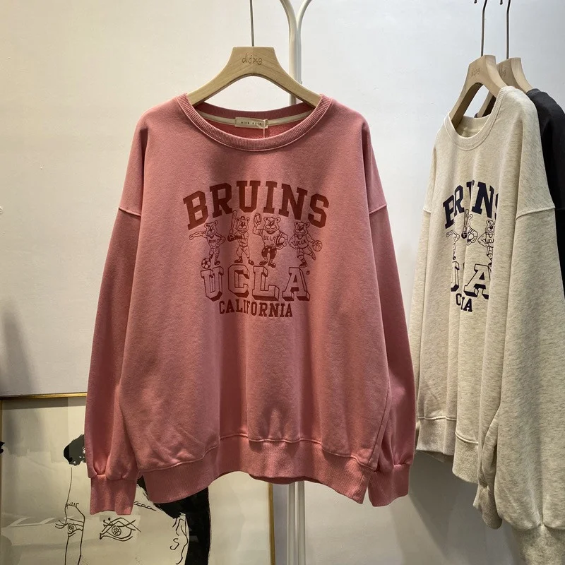 

Свитер женский весенне-осенний тонкий, новинка 2021, свободная Студенческая винтажная куртка в Корейском стиле с длинным рукавом