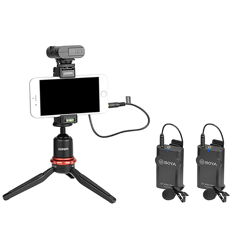 Boya BY-WM4 Pro двухканальный Палочки до 2 4G Беспроводной Студийный конденсаторный