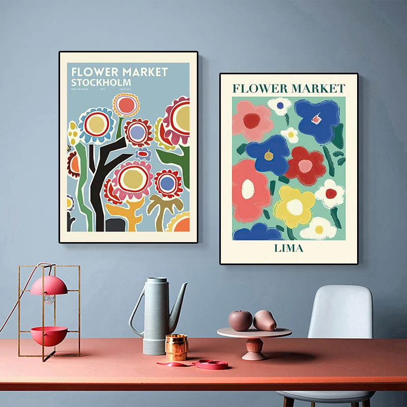 

Colorful Flower Matisse Abstract Canvas Painting Japan Wall Art Pictures Nordic Posters And Prints Living Room Home Decor Mural