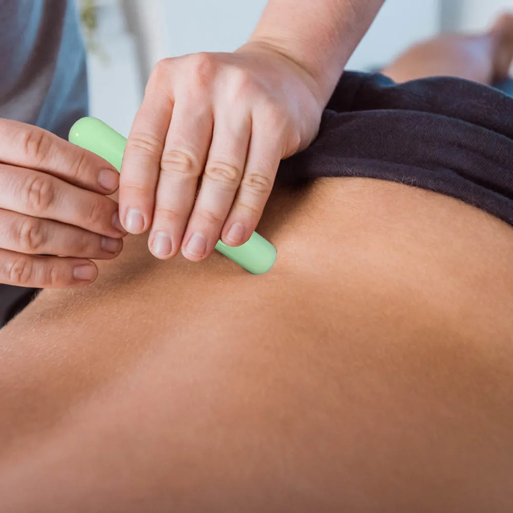 

Natural Crystal Jade Powder Beauty Massage Bar Point Bar Scraping Board Stick Promote Blood Circulation Tool