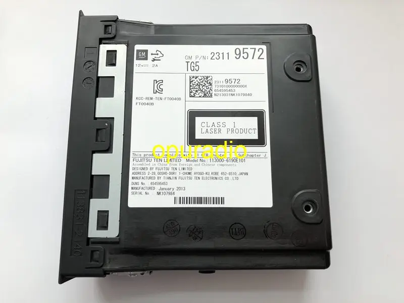 Устройство для смены DVD дисков FUJITSU TEN Blu Ray 23119572 лазерная система Cadillac CUE SRX CTS ATS XTS
