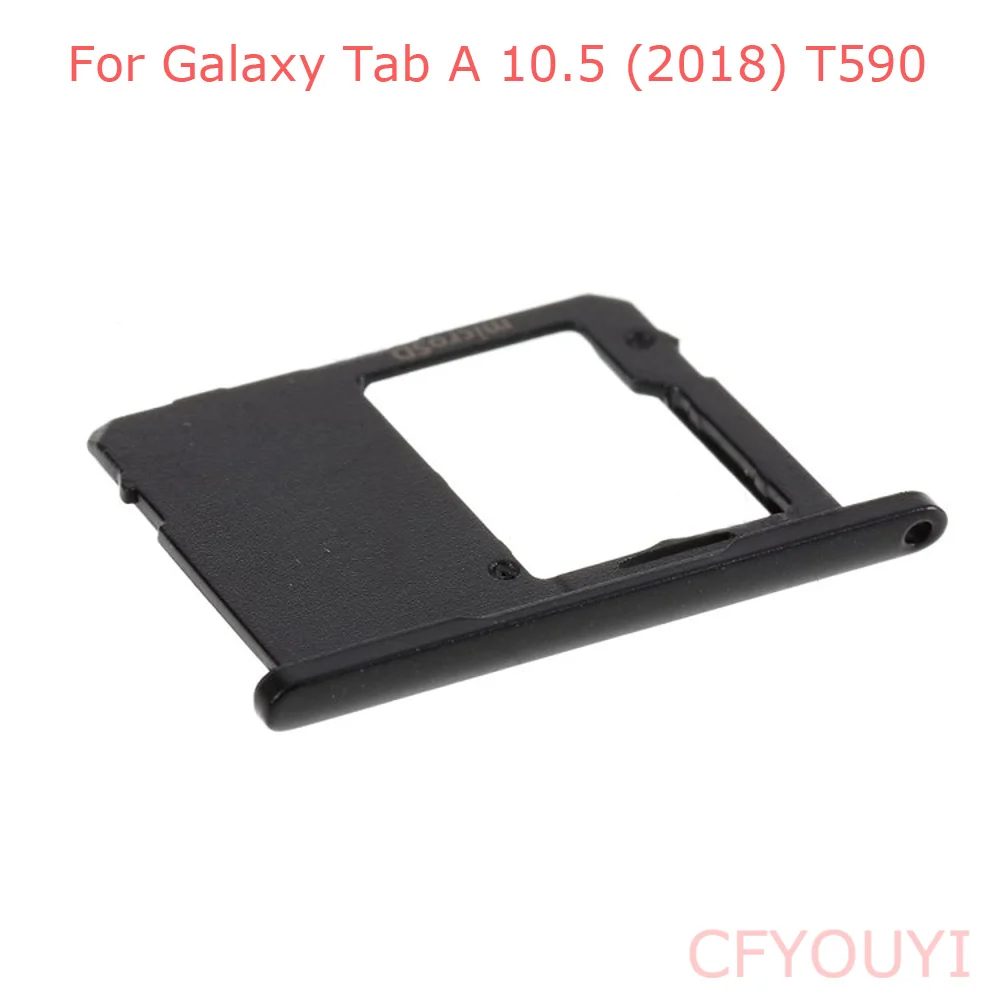 Запасная часть черного цвета для держателя лотка Micro SD карты Samsung Galaxy Tab A 10 5 (2018)