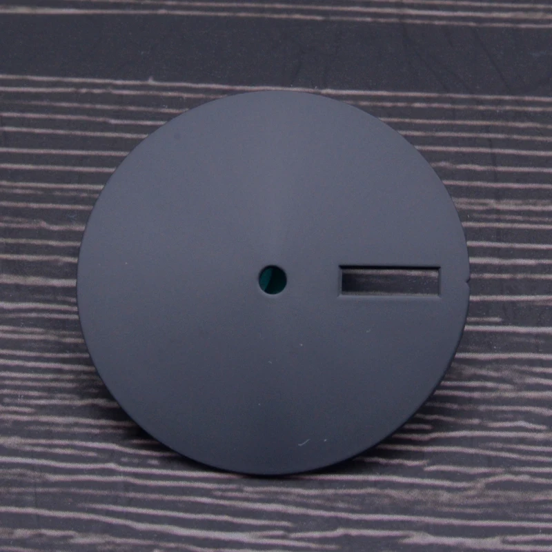 DIY Black Watch Dial 28.5mm  Fit 7002 7s26 NH35 NH36 4R35 4R36 Watch Movement For Crown at 3.0/3.8/4.1 Watch Case