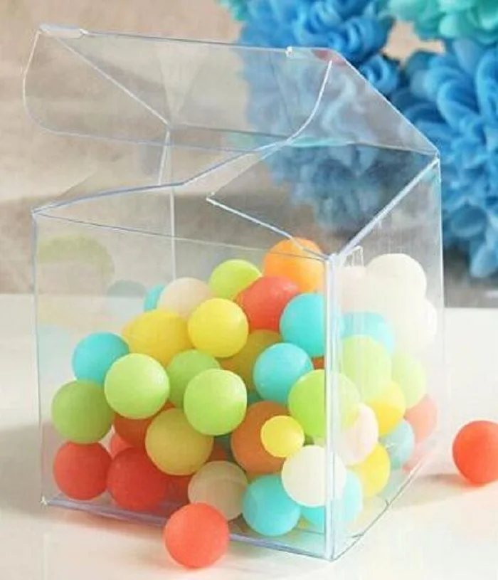 Коробка конфет 5*5 см прозрачная коробка шоколада подарочная упаковка для