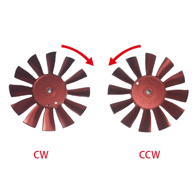 Горячая распродажа Metal JP/GP 70mm Ducted Fan EDF Jet 12 Blades 2s 6s Lipo Motor Electric для радиоуправляемых