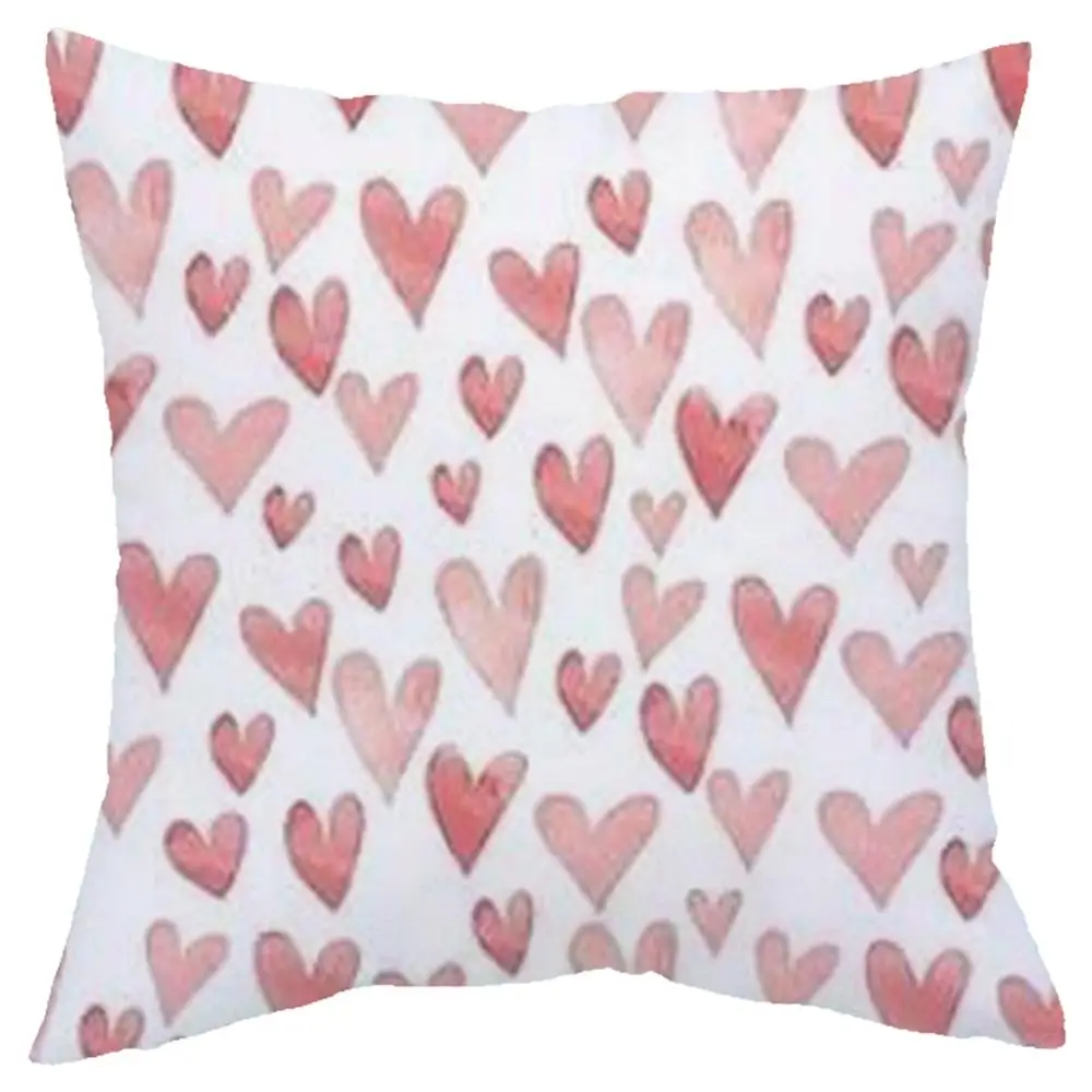 

Happy Valentine's Day pillowcase sweet love square cushion cover decoration Sofa Living Room Pillowcase
