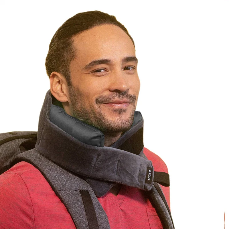 Регулируемая дорожная подушка для шеи из пены с эффектом памяти страуса дорожные