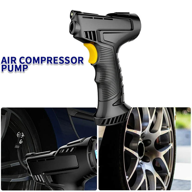Портативный воздушный насос ручной компрессор для накачки шин 2000 мАч |