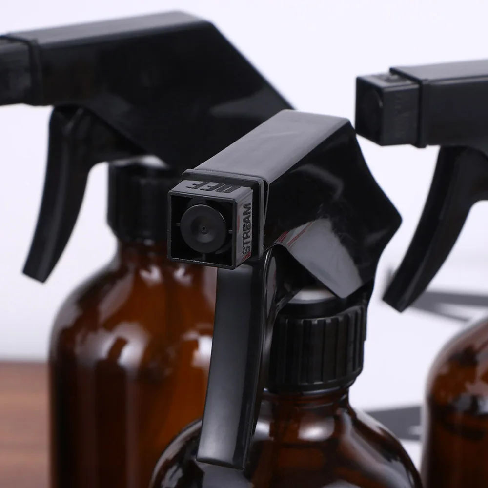 

6Pcs 250ML Spray Bottles Refillable Glass Sprayer Storage Bottles Container Brown