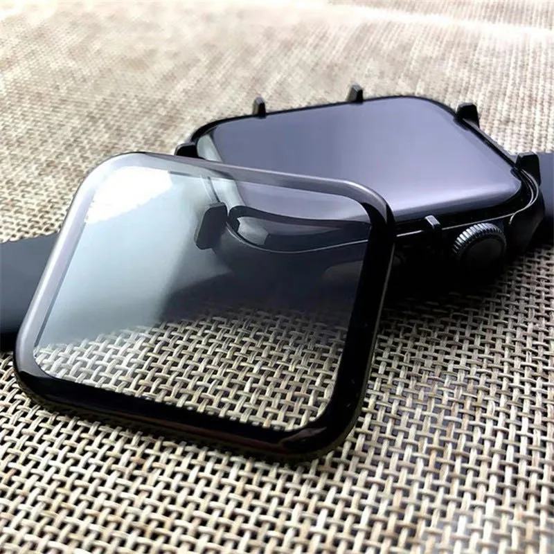 3D полное клеевое закаленное стекло для Apple Watch серии 3 2 1 38 мм 42 Защитная пленка