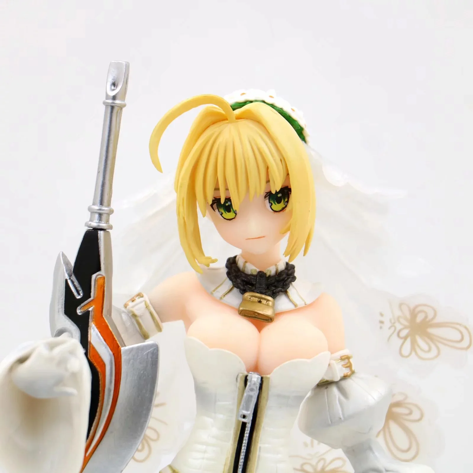 

Fate/Grand Order Saber Nero Claudius Bride PVC Action Figure Anime Figure Modle Toys Sexy Girl Collectible Doll Gift