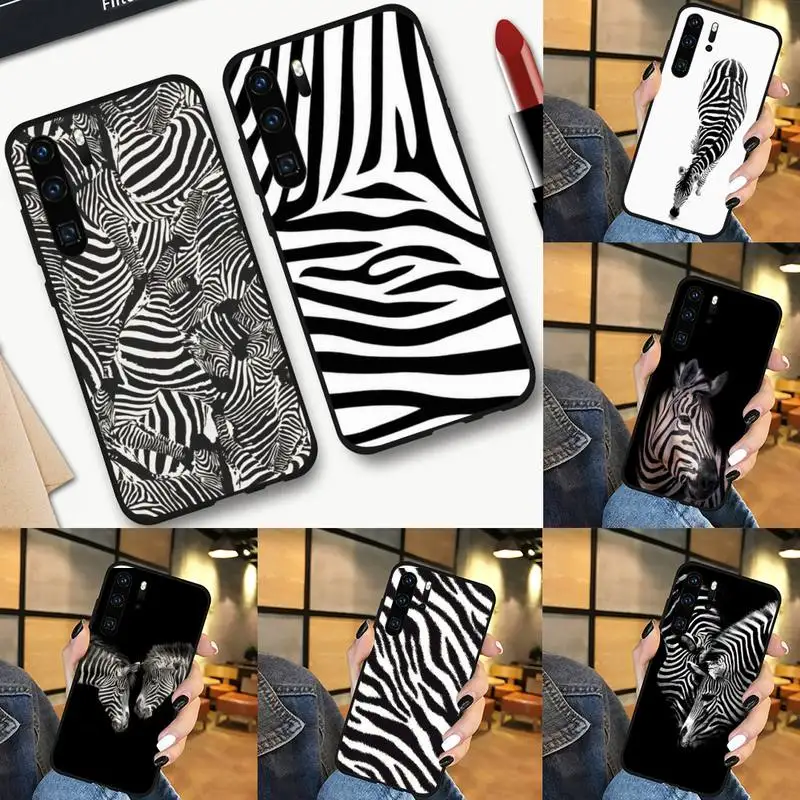 

Zebra stripes animal pattern Phone Case For Huawei NOVA 2 2i 2s 3i 4 4e 5 plus P10 lite 20 P20 pro honor10 Cover Shell Funda