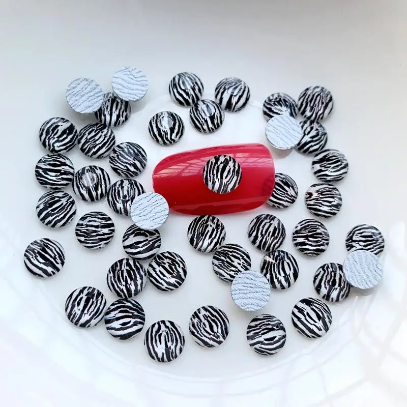 

7mm new round resin rhinestone diy accessories nail art decor scrapbooking rhinestones 100pcs/lot