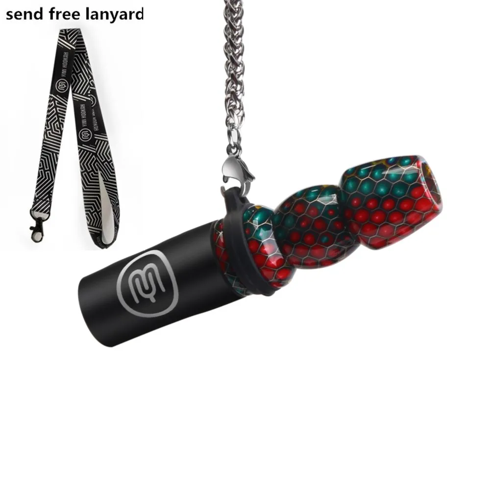 Yimi Hookah красочные насадки для кальяна искусственная смола 304 SS цепь с