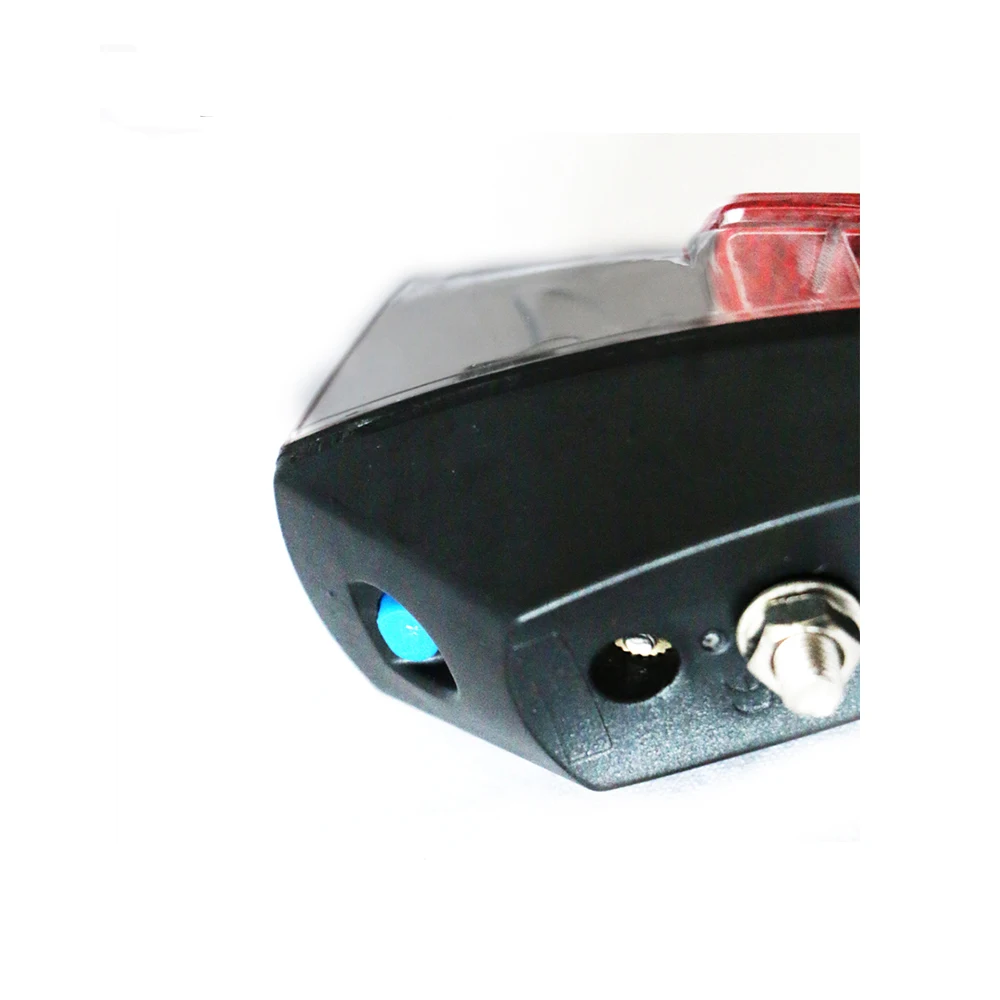 JS LED Battery Electric Bicycle Light Mount On The Mudguard Plastic Shining Js Safe Warning Taillight Bike Rear Accessories Part