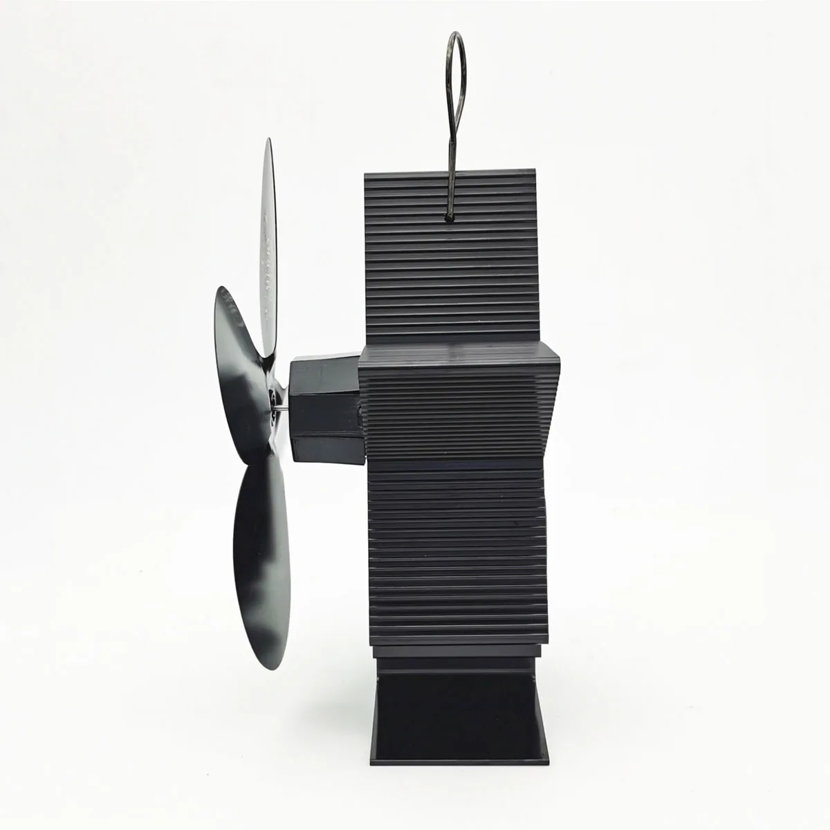 

Christmas Heat Powered Stove Fan 4 Blades Home Quiet Fireplace Fan Log Wood Burner High Efficient Heat Distribution