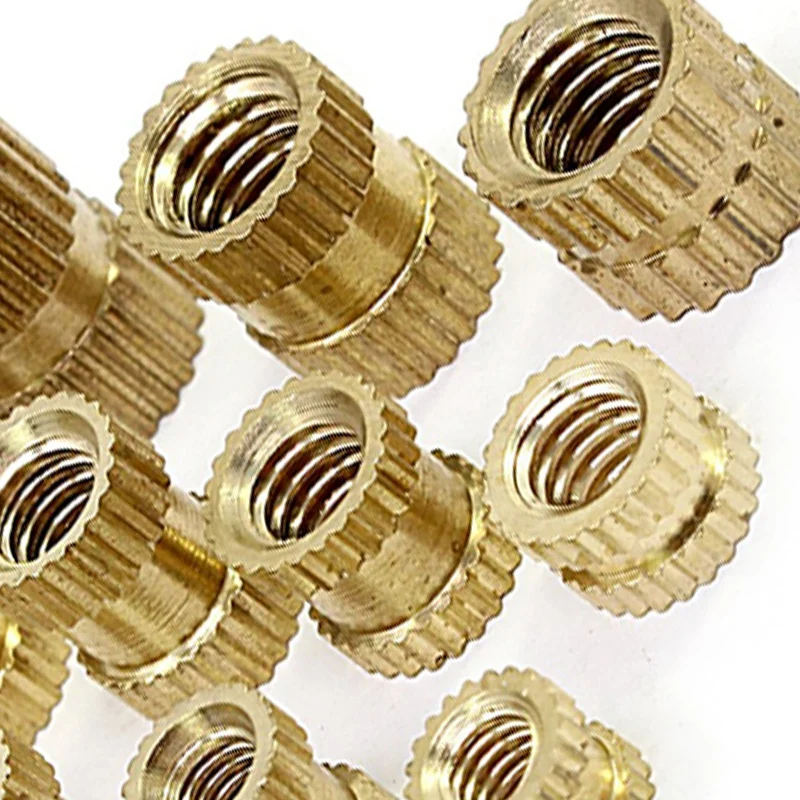 Brass Hot-Melt Insert Nuts Thermoformed Copper Thread Knurled Injection M2 M3 M4 M5 330Pcs |