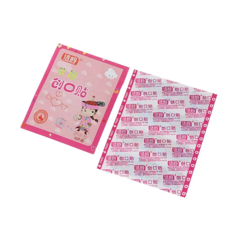 100 шт. Детские водонепроницаемые дышащие пластыри на клейкой основе|Брекеты и