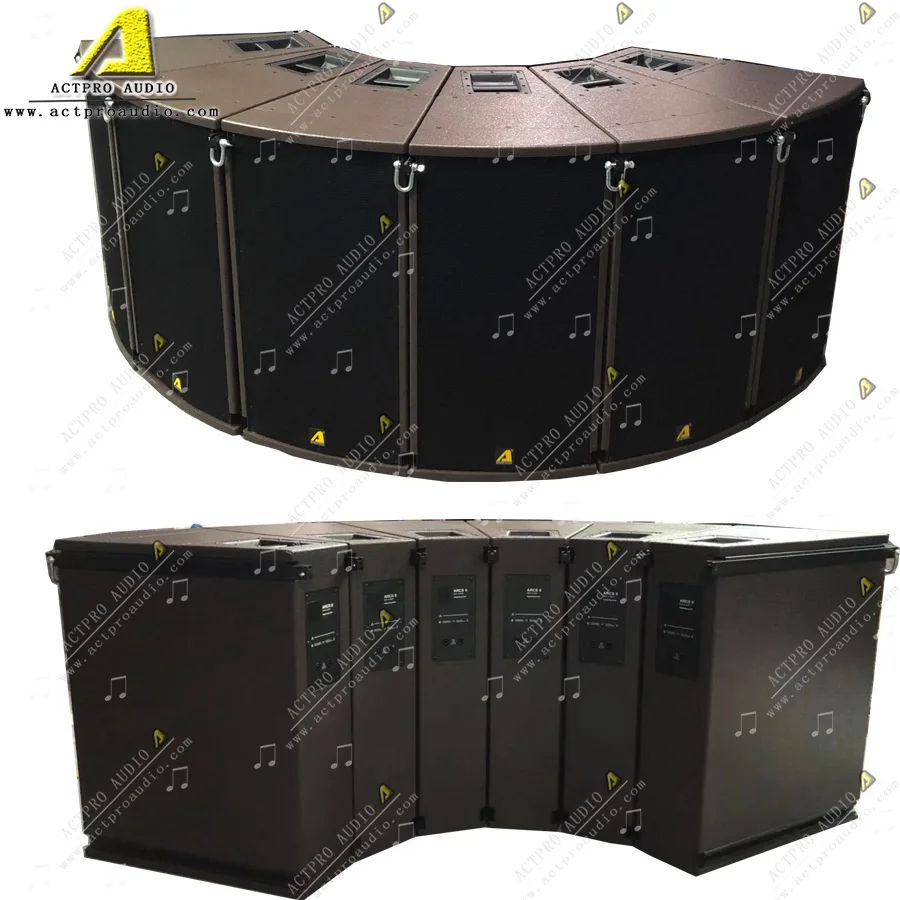 ARCSII single 15 дюймовый двухсторонний 1200 Вт линейный акустический динамик с двойным 18