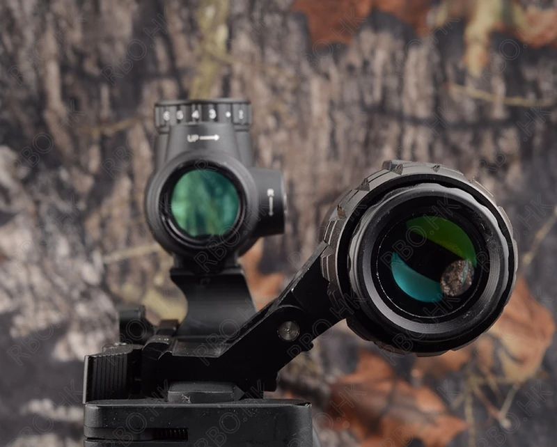 Голографический точечный прицел для винтовки 3x лупа Ar 15 AK 47 74 Пикатинни Боковое