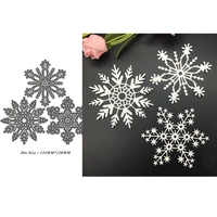 snowflake cutting dies stitched stencils for scrapbookingphoto album decorative embossing diy paper card making