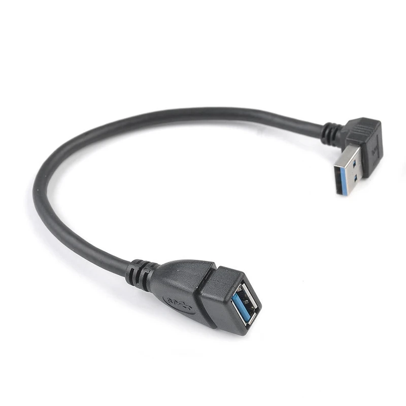 Usb 3 0 угол 90 градусов удлинитель адаптер Папа мама шнур для передачи данных|Кабели