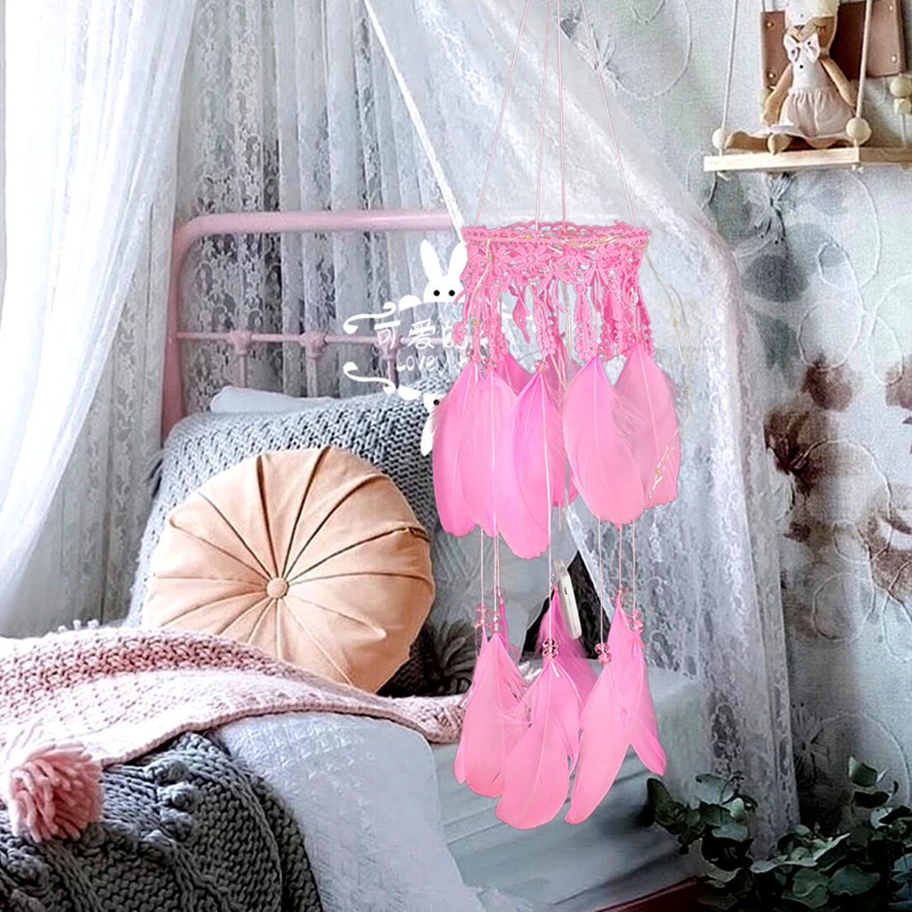 

Ловец снов сетка с перьями подвеска Настенный декор ночсветильник настенное ремесло