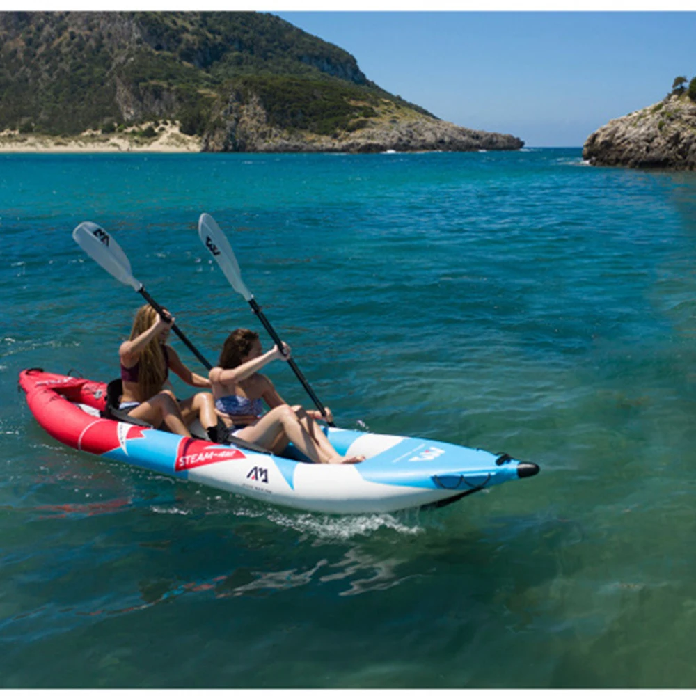 

2021 Aqua Marina STEAM ST inflatable boat sport kayak canoe pvc dinghy raft pump seat drop-stitch floor laminated professional