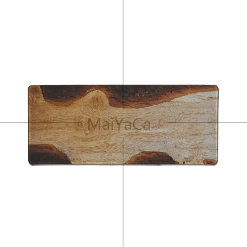 Maiyaca деревянная резиновая мышь прочная настольная коврик для мыши Нескользящая