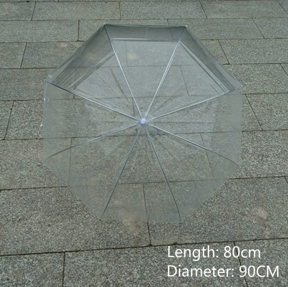 Цвет прозрачный листья клетка солнечный зонтик Для женщин полуавтоматические