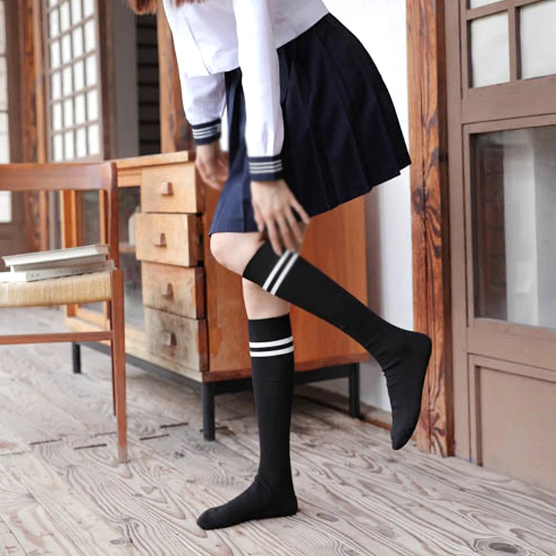 

Новые милые длинные хлопковые носки для женщин, высокое качество, носки без пятки для дам и девушек теплые сапоги до колена; Пикантные Молод...