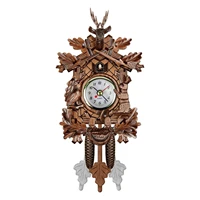 cuckoo cuckoo wall clock chime alarm clock retro clock wooden living room clock