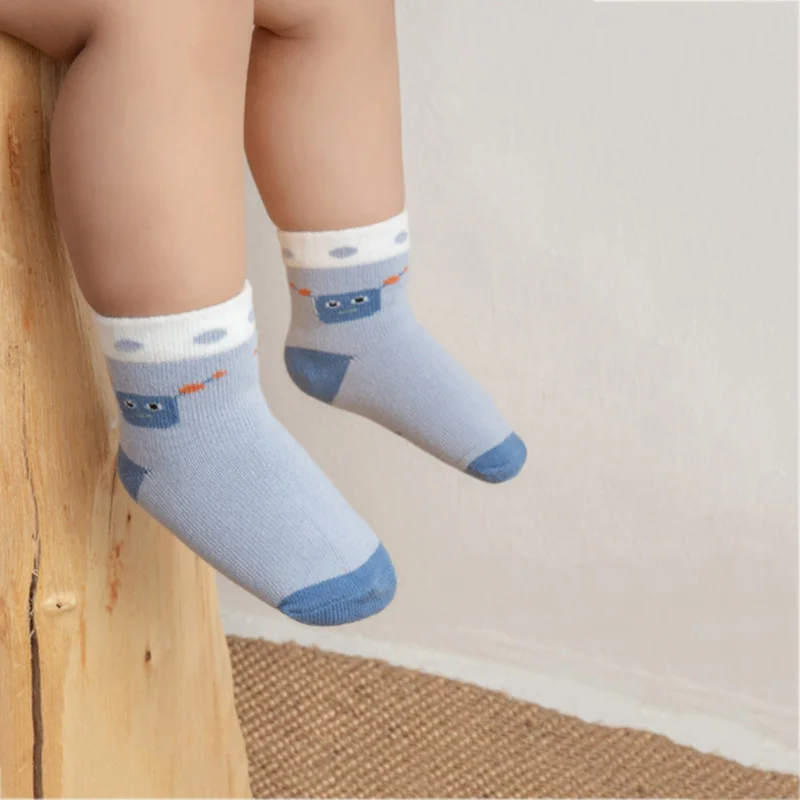 Soft Cotton Boys Girls Socks Baby Socks5 pcs Cute Cartoon Pattern Kids For Boy Girl 7 Kinds Style Suitable 1-12Y | Детская одежда и