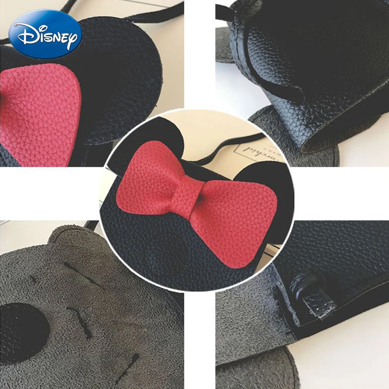 Disney Микки Маус Мини сумка мультфильм Женская PU Досуг модный ранец шоппер леди