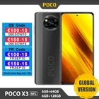 Смартфон POCO X3, глобальная версия дюйма, 64128 ГБ, Snapdragon 732G, 6,67 мА  ч, 64 мп, 33 Вт, быстрая зарядка, 5160 дюйма