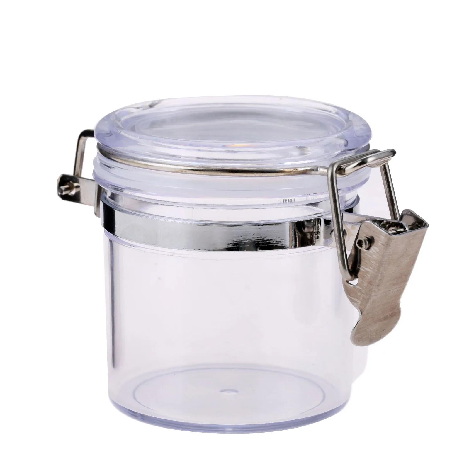 Прозрачная акриловая металлическая герметичная банка для хранения 1 шт. 2 16 дюйма