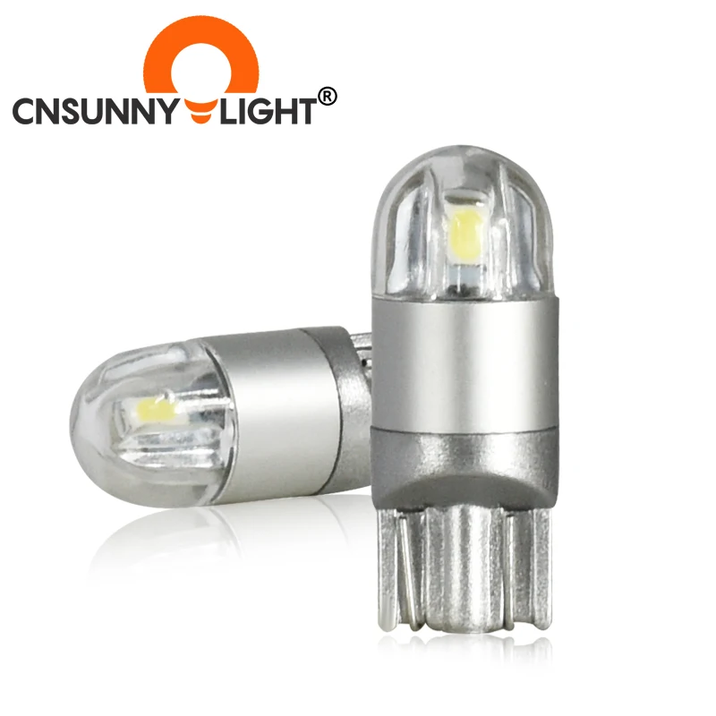 CNSUNNY светильник 2 шт. T10 светодиодный белый свет 168 194 501 W5W автомобильный