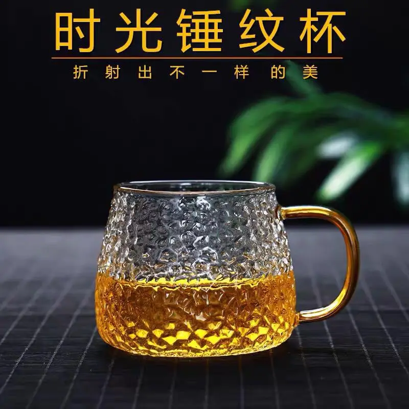 Coffee Glass Mug Hot Drinking Milk Tea Cup Cocktail Crystal Transparent Mugs Handle Drinkware Couple Gifts |