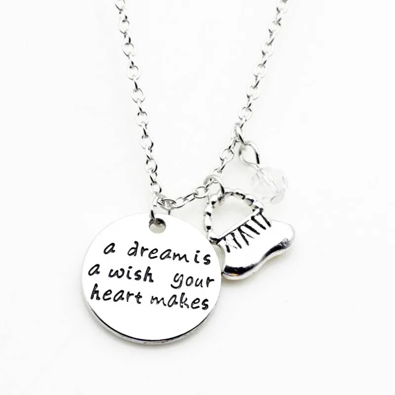 Мечта-это желание которое ваше сердце делает кулон ожерелье рождественский