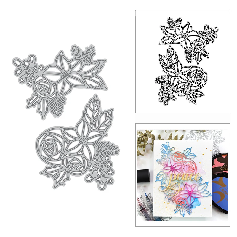 

Новые праздничные бриллиантовые металлические Вырубные штампы 2021 для скрапбукинга «сделай сам» и изготовления карт, Декор, тиснение, ремес...