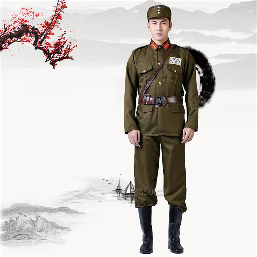 Военная форма для выступлений на сцене в китайском стиле солдат японский