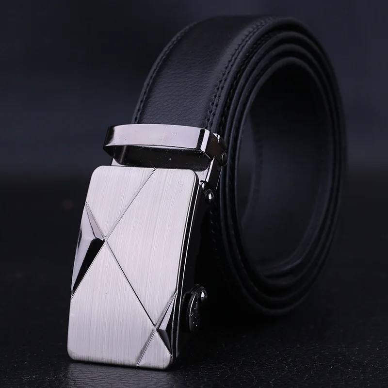 Модный брендовый ремень из воловьей кожи мужской роскошный сплава jaguar деловые