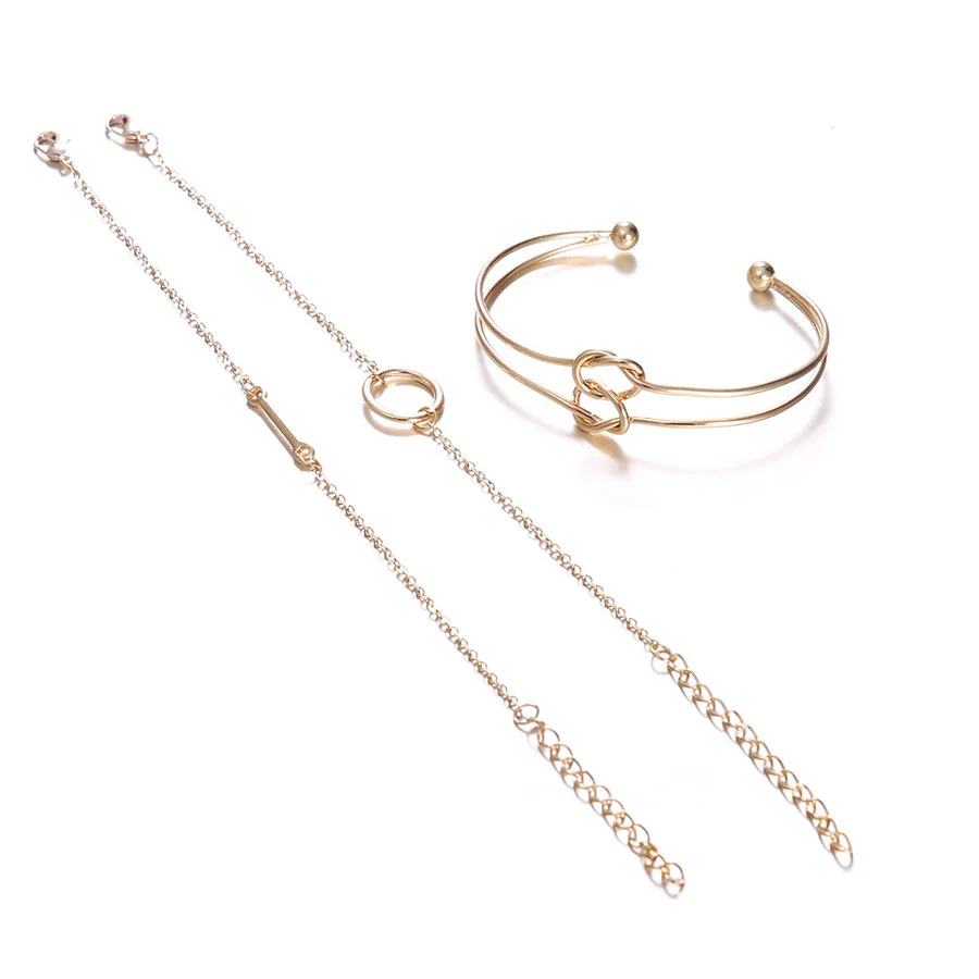 Браслет-цепочка Женский 3 шт./компл. | Украшения и аксессуары